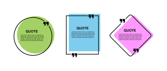 Collection frame template inspirational quote design. 
