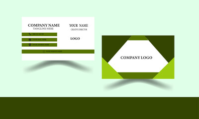 Double-sided Business card for business and personal use. Creative and Clean Business Card Template. Print ready Modern and unique business card design with colorful variation.
