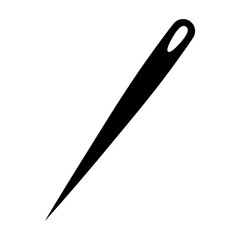 sewing needle icon. sew icon. 