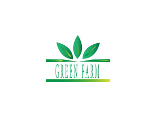 eco friendly logo design isolated on white background