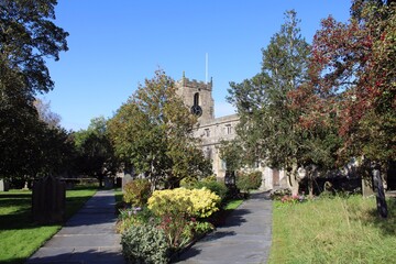 Fototapeta na wymiar St Akelda's Church, Giggleswick, North Yorkshire.