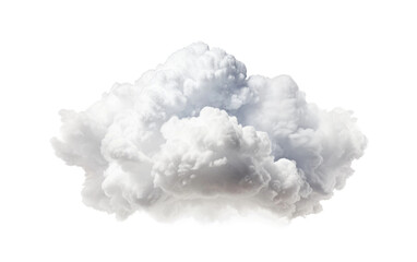 Stormy Cloud Nature's Fury on a Clear Surface or PNG Transparent Background.