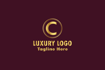 This is a luxury C Latter logo design 