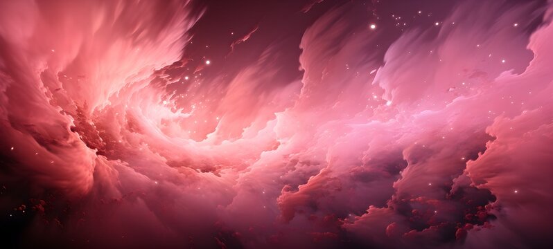 Ai puffs of pink smoke in front of a blue background stock footage, in the style of bold color blobs, resin, juxtaposed imagery, realistic hyper