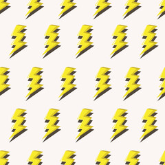 seamless thunder vector pattern eps 10
