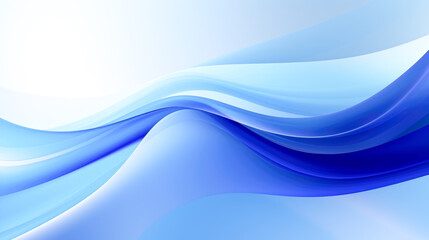 Fototapeta premium abstract blue background with some smooth lines