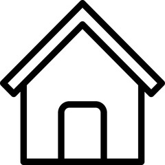 home icon on a white background