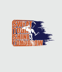 gym t-shirt design vector