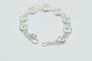 Beautiful luxury vintage handmade silver jewelry acessories, Craftsmanship silver product by silversmith

