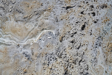 Texture of old rustic wall covered with gray stucco. Abstract background for design.