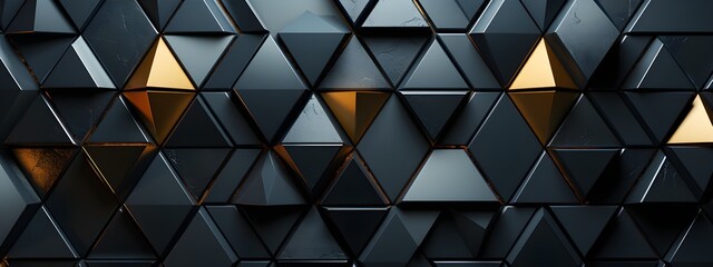 Abstract low poly triangles background, presentation template. Parametric Low poly triangle. 3d rendering