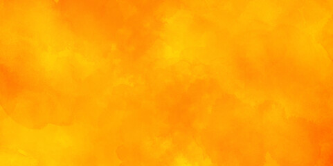 Abstract orange background with polished and smooth stains, orange watercolor vector design, yellow or orange background with paint, abstract blurry orange or yellow grunge background texture.