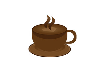 coffee or tee cup icon,  web symbol - editable stroke vector illustration