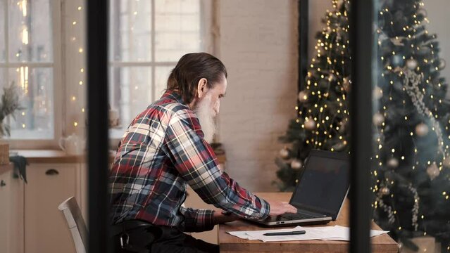 couples eating and enjoying new year together with gifts drinks