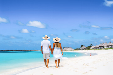 Couple Beach Man And