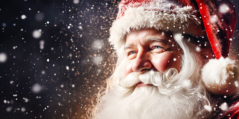 Santa Claus, portrait, close-up