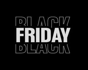 Black friday modern background sale with abstract brush stroke