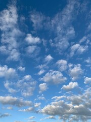 blue sky with clouds