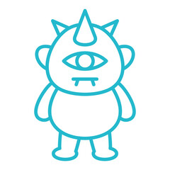 Cyclop Monster Icon