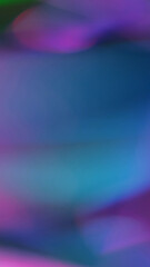 Radiance glow. Defocused colorful blue purple illumination. Soft blur in dark abstract art.