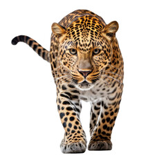 leopard isolated on transparent background