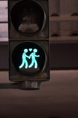  Grüne Homosexuelle Ampelmännchen
