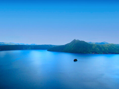摩周湖第三展望台からの景色 北海道弟子屈町 日本の湖