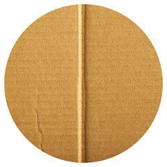 Brown and beige colored corrugated cardboard detail