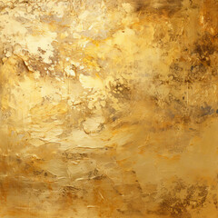 Textured golden stucco background with scratches - 662425547