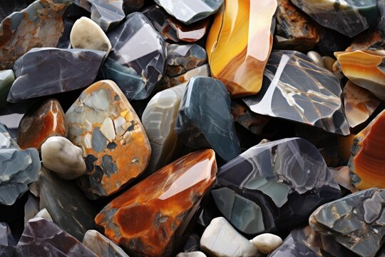 beautiful stones close-up view, ai tools generated image