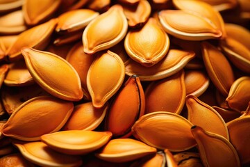 Pile Of Pumpkin Seeds. Сoncept Harvest Season, Pumpkin Carving, Autumn Crafts, Roasting Pumpkin Seeds, Pumpkin Recipes