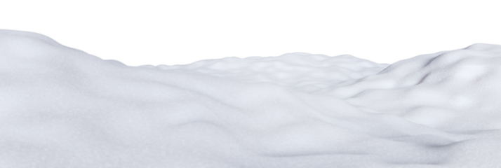 Isolated snow hills landscape. Winter snowdrift background.