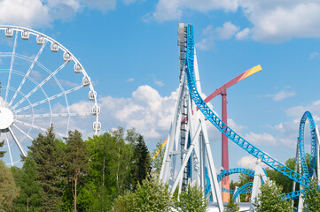 Divo Island Amusement Park in Saint Petersburg. there are numerous attractions for entertainment...