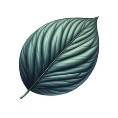 Fresh Isolated Leaf: A Crisp Symbol, Generative AI