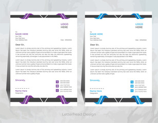vector professional letterhead template design for your business |