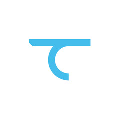 Letter T Logo design highlighting a strong letter T in a minimalist yet impactful style, logo design editable vector band identity.