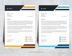 vector professional letterhead template design for your business |