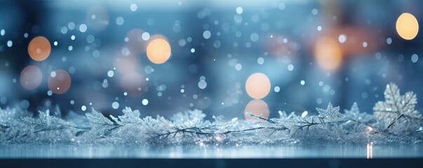 Fototapeta na wymiar Frozen snowflakes on the glass. Beautiful Christmas background.