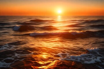 Fototapeta premium sunset over the sea