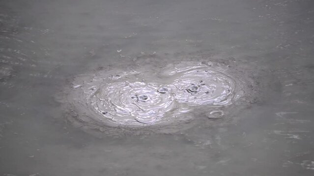 Hokkaido, Japan - October 13, 2023: mud volcano Bokke of Akan lake in Hokkaido, Japan
