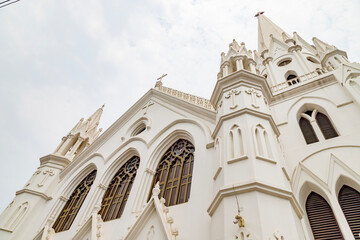 San Thome Basilica is a Roman Catholic minor basilica in Chennai, India. It was built in the 16th century by Portuguese explorers, over the tomb of St. Thomas, an apostle of Jesus.