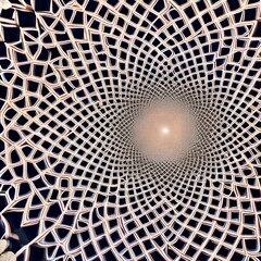 A mesmerizing fractal pattern with intricate, repeating shapes4, Generative AI