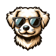 Obraz premium Modest Dog: A Humble Animal Presence, Generative AI