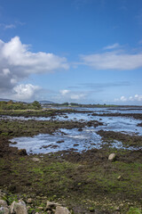 Ireland, Kinvarra - September 29 2023 "Wild Atlantic Way scenic road - Dunguaire Castle"
