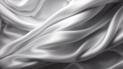 Obraz premium A black and white photo of a fabric