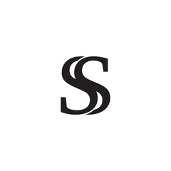 Letter SS typography symbol round circle Logo Design, Brand Identity, flat icon, monogram, business, editable, eps, royalty free image, corporate brand, creative 