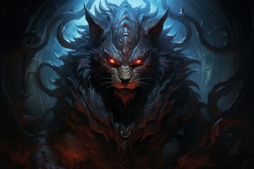 Ferocious thundercats, combining feline grace with electrifying strength - Generative AI