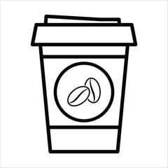 coffee bean icon vector design template