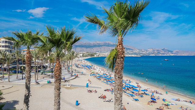 Playa del Albir en Alfaz del Pi junto a Benidorm y altea, Espa&ntilde;a