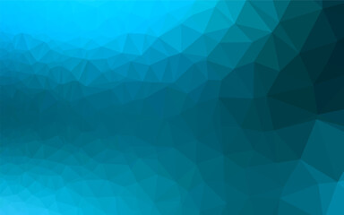 Fototapeta premium Light BLUE vector abstract polygonal texture.